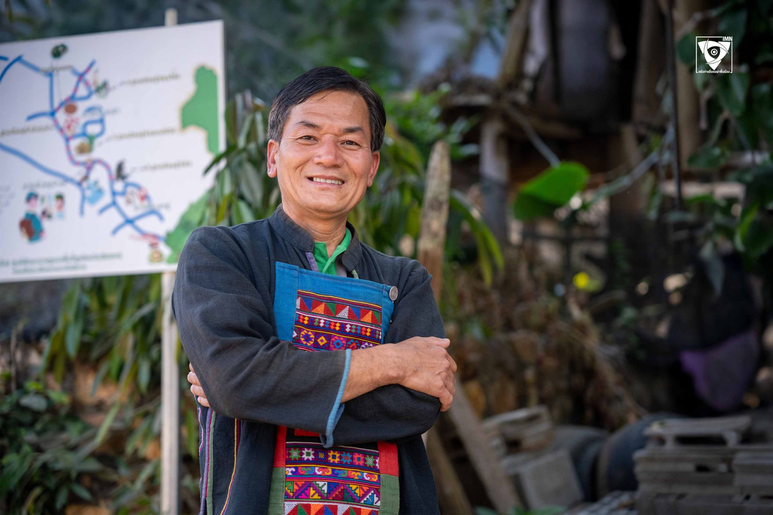 กำนันมานพ บุญยืนกุล ต.ท่าก๊อ อ.แม่สรวย จ.เชียงราย ภาพ: สุรชาติ สมณา